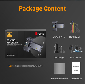 3 kênh góc 170 <span class=keywords><strong>2</strong></span> ống kính 1080P xe Dash Cam với màn hình IPS GPS 4k <span class=keywords><strong>DVR</strong></span> tầm nhìn ban đêm gương chiếu hậu gắn kết 12 tháng bảo hành - Product Image 6