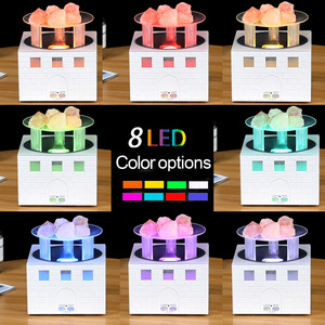 Diffuseur d'arômes créatif avec lumière LED et fonction humidificateur pour usage domestique, capacité 0,5 L, design carré - Product Image 2