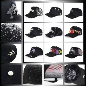 Cappellino da Baseball Personalizzato con Logo Ricamato 3D in Metallo con Strass per Uomo Adulto Stile Hip Hop Sportivo per Esterni - Product Image 2