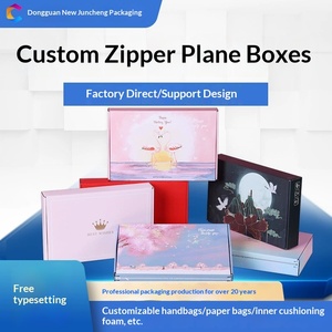 Custom Zipper Mailer <b>Boxes</b> <b>Small</b> Batch Colorful Kraft Cosmetic Packaging - Product Image 1