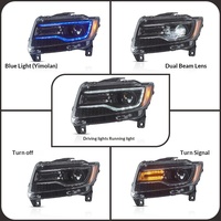 Vland pour Grand Cherokee 11-13 – Phares LED modifiés avec clignotants séquentiels – 12V – Stock local US/EU/AU