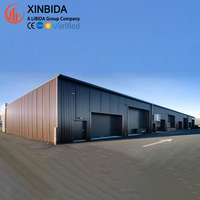 Entrepôt d'usine préfabriqué en acier sur mesure, kits de construction métallique pour atelier combiné à grande portée