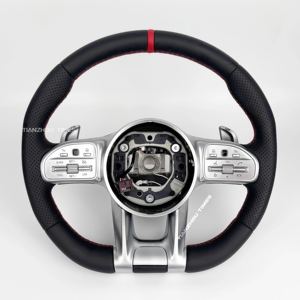 Livraison rapide <span class=keywords><strong>Volant</strong></span> en cuir <span class=keywords><strong>Mercedes</strong></span> pour <span class=keywords><strong>Mercedes</strong></span> Benz AMG GT CL ClS CLA a E S C-CLASS C43 W204 W205 W213 W212 C63 - Product Image 4