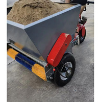 Petite machine de peignage d'herbe remplie de sable de bonne qualité avec une largeur de travail de 1100mm pour terrain de football