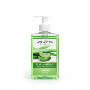 Jabón Líquido y Antiséptico Químico para Manos AquaVera 500 ml, Certificado ISO 9001:2008 y GMP, Sin SLS, para Adultos - Product Image 2