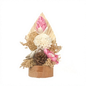 Personalización Posible, Ramo de Flores Secas Hecho a Mano Ecológico para Decoración Navideña del Hogar y Regalos a un Precio Mínimo - Product Image 1