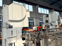 Machine de fabrication de contenants en aluminium avec écran tactile LK-T63 et interface conviviale