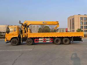 Grue sur camion Dongfeng 8x4 de 16 tonnes, grue montée sur camion, grue mobile hydraulique d'occasion, prix bas. - Product Image 6