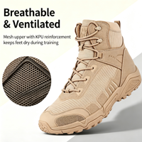 Bottes légères, respirantes et résistantes à l'usure avec logo personnalisé OEM ODM en gros pour l'entraînement sur le terrain et les patrouilles