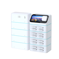 Tendance 2025 : Station de location de batteries externes partagées 6000 mAh à 16 emplacements pour entreprises - Solution de charge innovante pour téléphones et ordinateurs portables