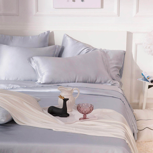 Luxury 100% <strong>Silk</strong> Bedding Pure Mulberry <strong>Silk</strong> Duvet Cover Set, <strong>Silk</strong> <strong>Sheets</strong>, Oeko-Tex Qualified - Product Image 6