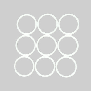 Factory Fluroplastic Processing OEM PTFE Machining Part Chemical Resistant PTFE Gasket Seal PTFE Fittings for Industry Equipment - Product Image 3