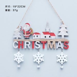 Adornos Navideños de Madera con Diseño de Santa Claus para 2024 y 2025, Regalos Festivos, Decoración del Hogar, Artículos para Fiestas - Product Image 4