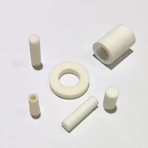 Personalizado resistente ao desgaste 95% 99% Alumina Cerâmica Anel Isolador Cerâmica Rod Al2o3 Tubo Cerâmico