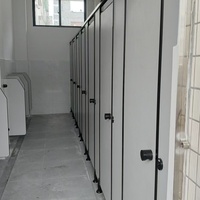 Panneau stratifié haute pression HPL Formica, panneau en résine phénolique, facile à nettoyer, cloison de salle de bain, cloison de toilettes commerciales