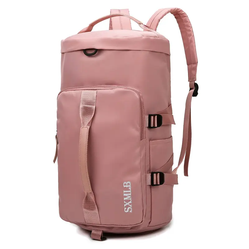 Bolsa de bagagem personalizada para praia, mochila de ioga e academia feminina, mochila de viagem com compartimento para sapatos, ideal para mulheres