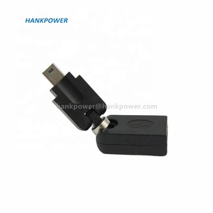 Rotación de 360 grados Mini USB a USB 2,0 Conector convertidor Mini USB OTG Adaptador para coche AUX - Product Image 6