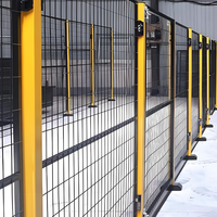 Grillage métallique modulaire pour isolation d'entrepôt, protection de machines, garde-corps en acier, réseau d'isolation d'atelier, cloisonnement d'usine