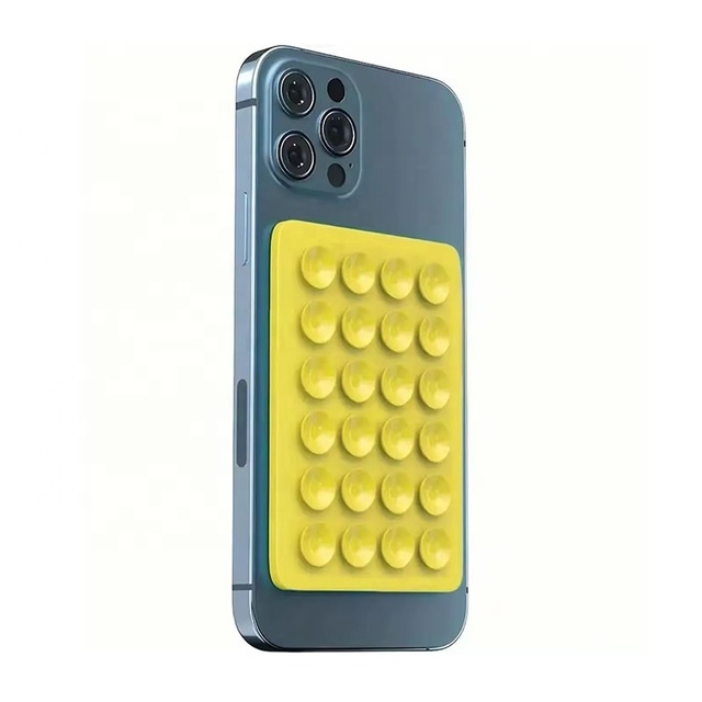 Custom Adhesive Bracket Non Slip Silicone Sucker Phone Case Holder Hands-free Phone Accessories Adhesive Mount Suction Holder
