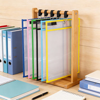 Carpeta de Archivos Transparente de PET con Bolsillo para Marcadores, Carpeta de Aprendizaje Infantil Reutilizable, Organizador de Documentos con Logotipo Personalizado