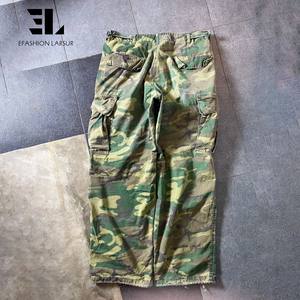 LARSUR Custom Factory Cotton Ripstop Nylon Twill Camo <strong>Cargo</strong> <strong>Pants</strong> Baggy Straight Tactical Skate <strong>Camouflage</strong> <strong>Pant</strong> Men - Product Image 5