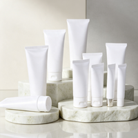 Tubes cosmétiques en plastique personnalisés pour gloss à lèvres et crème pour les mains, tubes de conditionnement vides à presser, 10 ml, 20 ml, 30 ml, 50 ml, 100 ml, 120 ml