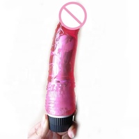 Usine Directe Réaliste 19cm Gode Vibrateur G-Spot Stimulant Sex Toys pour Clitoris Chatte Vaginale