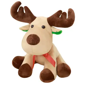 мл цифры Suppliers-Рождественские украшения на заказ, милые плюшевые игрушки, рождественские фигурки Лось