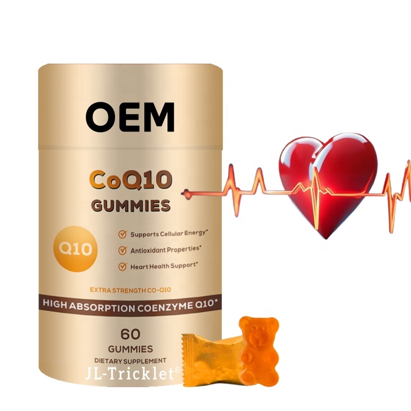 Коэнзим Q10 Julong, частная марка, жевательные конфеты, поддерживающие иммунитет, натуральные антиоксидантные витамины CoQ10 для здоровья сердца