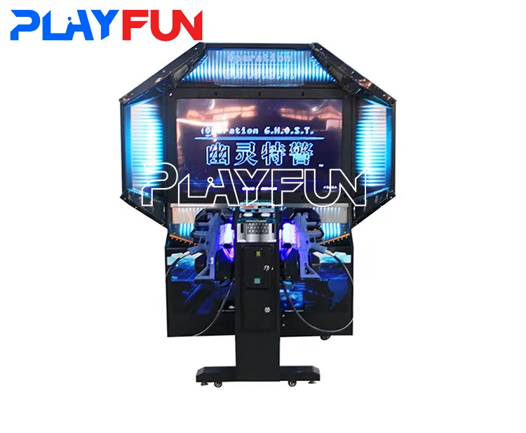Machine Game Indoor Coin Operated Game Operation Ghost Video Shooting Arcade Game Machine Gun Shooting Simulator Games
