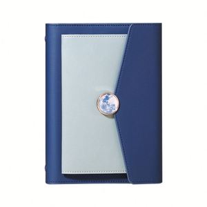 2026 Luxury <b>A5</b> PU Leather Notebook with Gemstone Magnetic Buckle Forest Business Planner Office Stationery <b>Diary</b> - Product Image 2