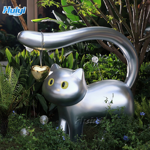 Wholesale Modern Stainless Steel for Sculpture with Painted High Mirror Polishing Customizable Colors for Outdoor Decor
