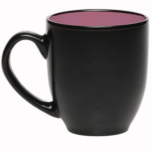 Logo in 16 oz 2 tone màu Bistro Mug gốm - Product Image 3