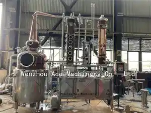 Factory Price 500L 1000L Electric Alcohol Distiller Water Steam Distillation Apparatus Vodka Making Equipment