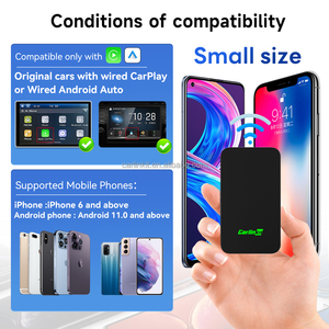 Oem ODM đa phương tiện xe hộp thông minh chơi <span class=keywords><strong>Android</strong></span> tự động có dây để ai hộp không dây carlink 50 Dongle Carplay cho Apple - Product Image 2