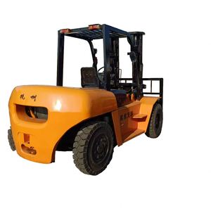 Hot Selling Chinese Brand Hangzhou 6T Diesel Used Forklift Heavy-Duty for Construction Retail Low Price 1 Year Warranty for Sale - Product Image 1