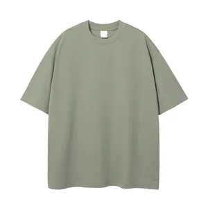 Maglietta larga oversize Super morbida T-Shirt taglie forti a maniche corte in bianco maglietta da uomo in cotone pesante