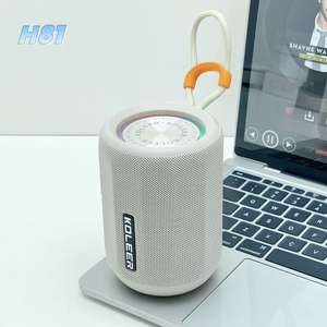 ลำโพงบลูทูธแบบพกพา <span class=keywords><strong>KOLEER</strong></span> H81 พร้อมไฟ LED สีสันสดใส ลำโพงไร้สายขนาดเล็กสำหรับใช้งานกลางแจ้งและในร่ม - Product Image 1