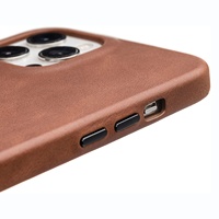 WOWCASE Portefeuille magnétique en cuir véritable de haute qualité pour téléphone Couverture de téléphone en cuir véritable de luxe 14 15 Pro Max pour Iphone 10pcs