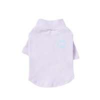 PAWSMOMENT Vêtements pour chiens Printemps Automne Nouveauté T-shirt en coton chaud pour Teddy et Corgi, motif patte planète, à deux pattes, style décontracté