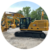 Excavatrice sur chenilles d'occasion d'origine japonaise Cat 320 323 325 329 330 336 349, modèles Caterpillar Cat320D 320Dl 320C 320Gc 320Gx
