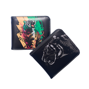 Imprimez les initiales du <span class=keywords><strong>portefeuille</strong></span> pour hommes de haute qualité <span class=keywords><strong>avec</strong></span> logo personnalisé pour hommes - Product Image 3