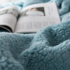 Coperta di flanella di lana di agnello doppia di lusso alla moda per bambini e tessuti per la casa per adulti - Product Image 6