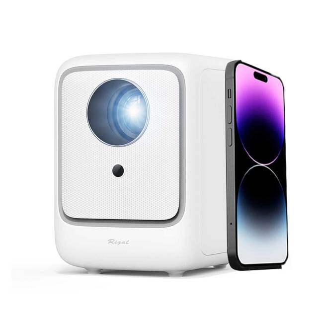 Rigal B1 Latest Customized 720P Smart Android Tv Box Mini Screen Portable Pocket Cinema Projectors Video Movie Beamer for Kids