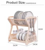 Égouttoir de cuisine DS1012, support de rangement pour vaisselle, étagère à assiettes, comptoir, égouttoir à vaisselle, support de rangement pour vaisselle de cuisine
