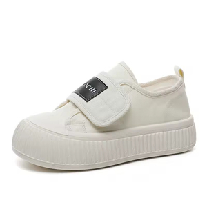 R2328 Mocasines de Lona para Mujer, Zapatos con Cordones, Primavera/Verano, Suela Gruesa, Transpirables, Antideslizantes, Casuales, Blancos, a la Moda - Product Image 6