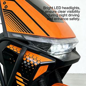 Motocicleta de 3 Ruedas, Scooter de 600W 60V, Carrocería Abierta, 300kg, Triciclo Cerrado con Asiento Abierto para Pasajeros - Product Image 6