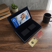 Étui de protection personnalisé pour cartes cadeaux, porte-cartes d'hôtel, enveloppes, boîte tiroir en papier, coffret carte VIP pour cartes de crédit professionnelles
