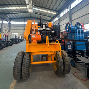 Concasseurs à mâchoires mobiles chinois - Petits concasseurs de gravier, alimentateurs, bandes transporteuses - Haute efficacité, capacité de 40-80t/h - Roulement de moteur inclus - Product Image 3