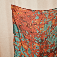 Bandana personnalisée élégante et vintage à impression recto simple et ourlet machine